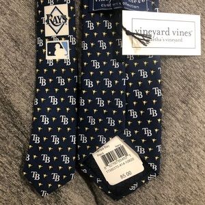 New Vineyard Vines Tampa Bay Rays Mens Tie silk